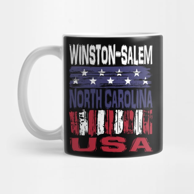 Winston-Salem North Carolina USA T-Shirt by Nerd_art